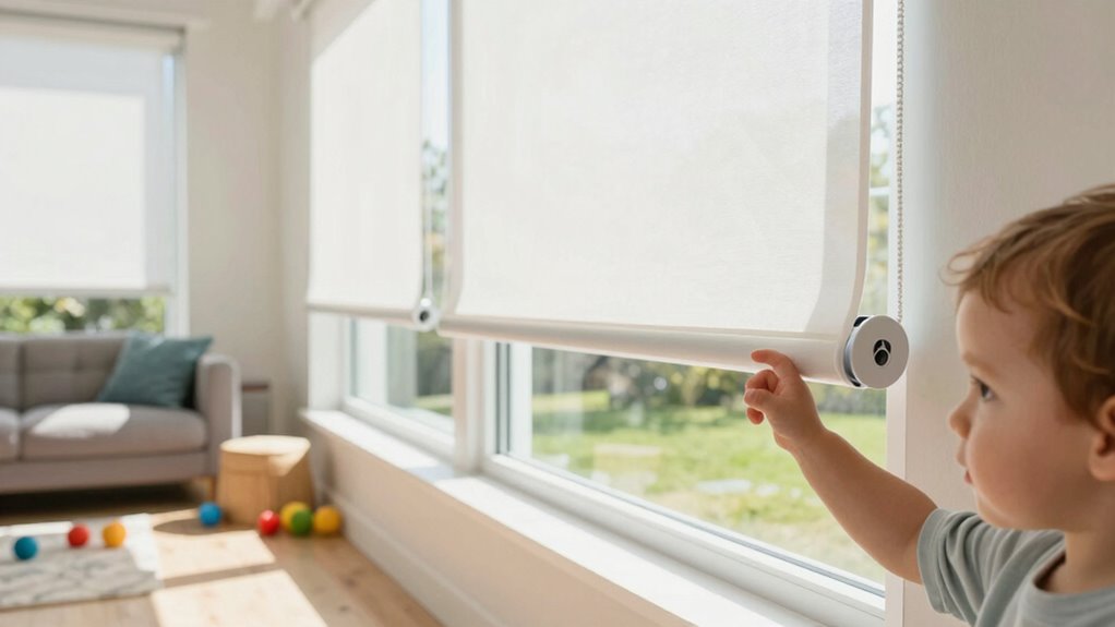 child safe motorized shades