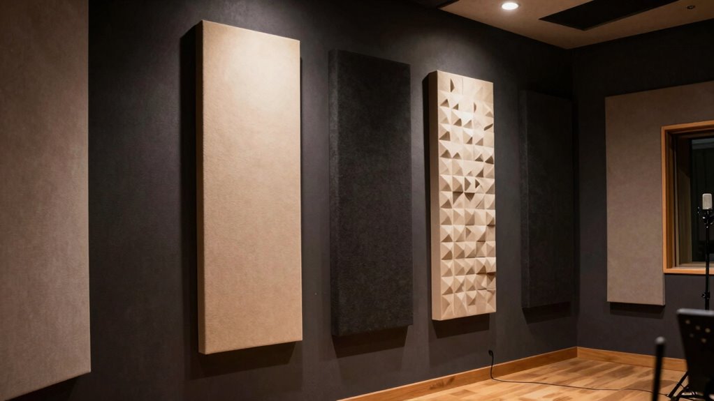 diffuse and absorb sound