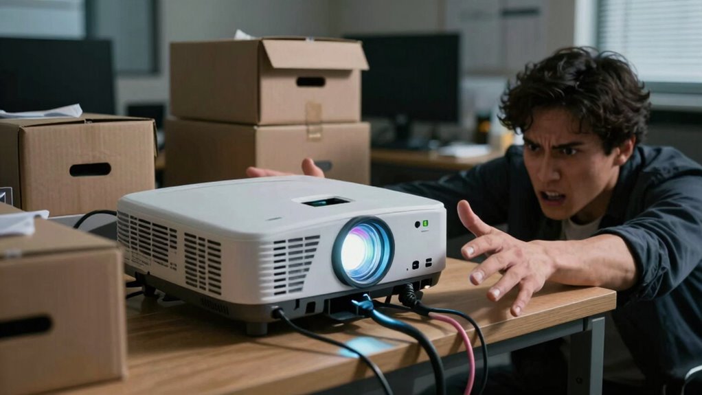 easy projector maintenance access