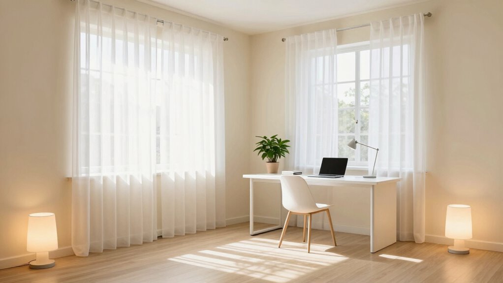 enhanced space through lighting