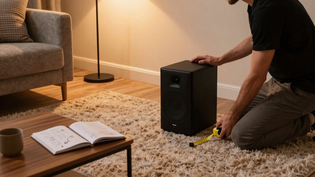 find optimal subwoofer placement