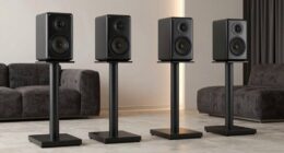 heavy duty surround speaker stands