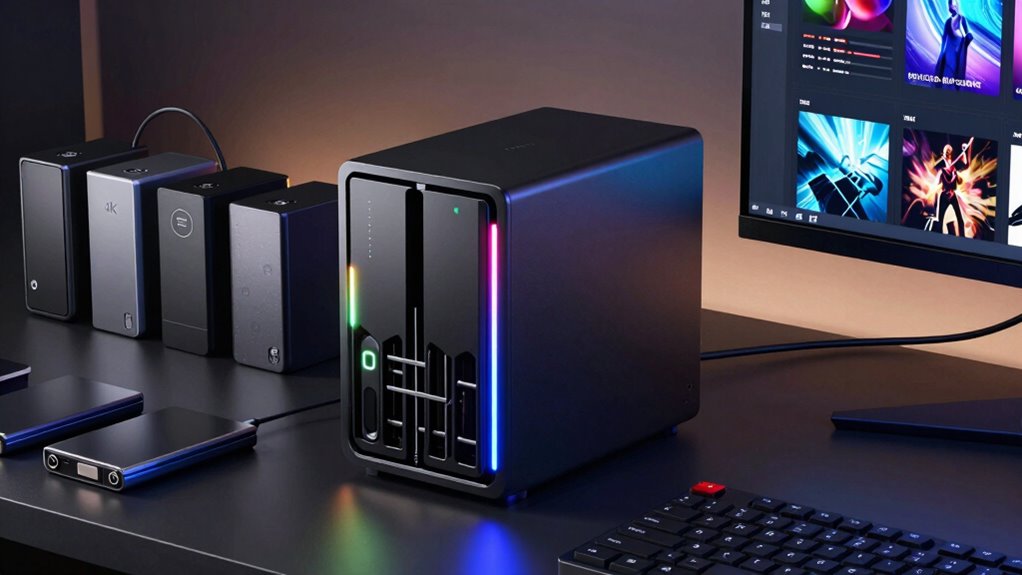 high capacity media storage