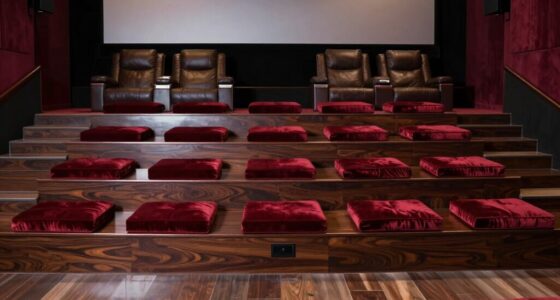 home theater second row risers