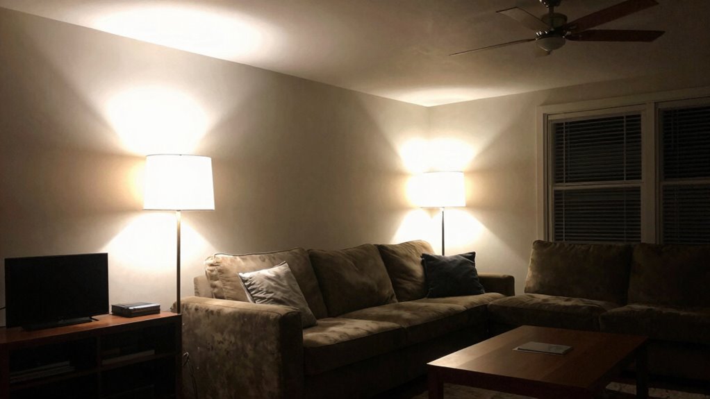 layered warm lighting ambiance