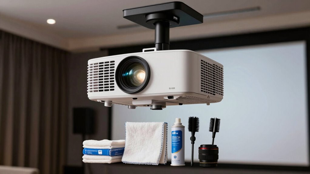 maintain projector image quality