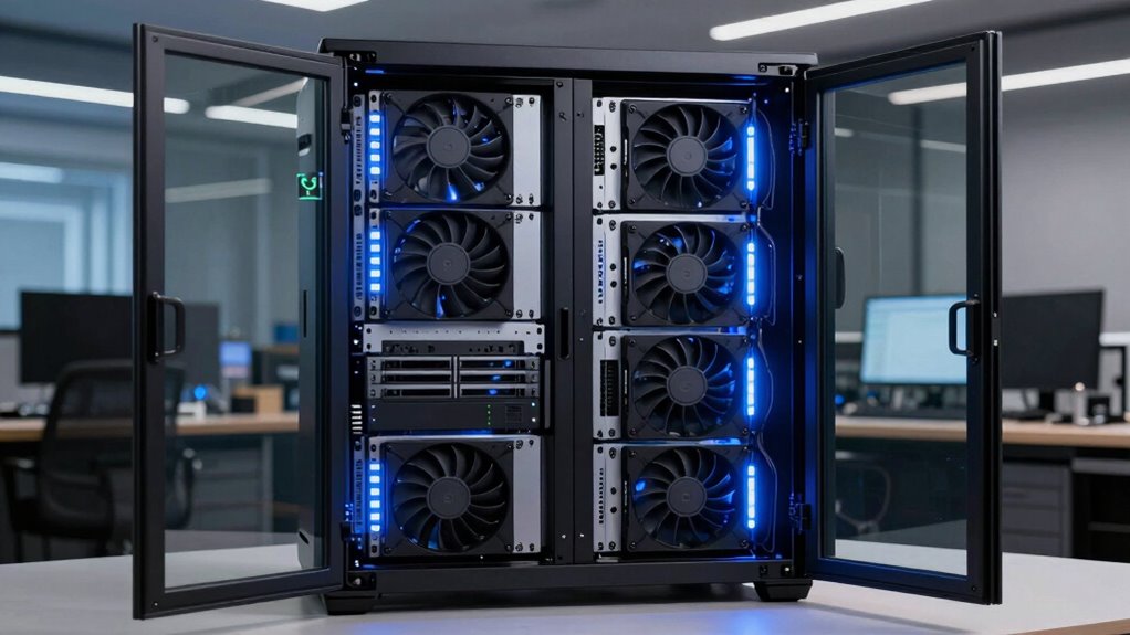 monitor av rack heat