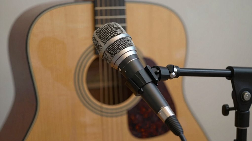 optimal microphone placement distance