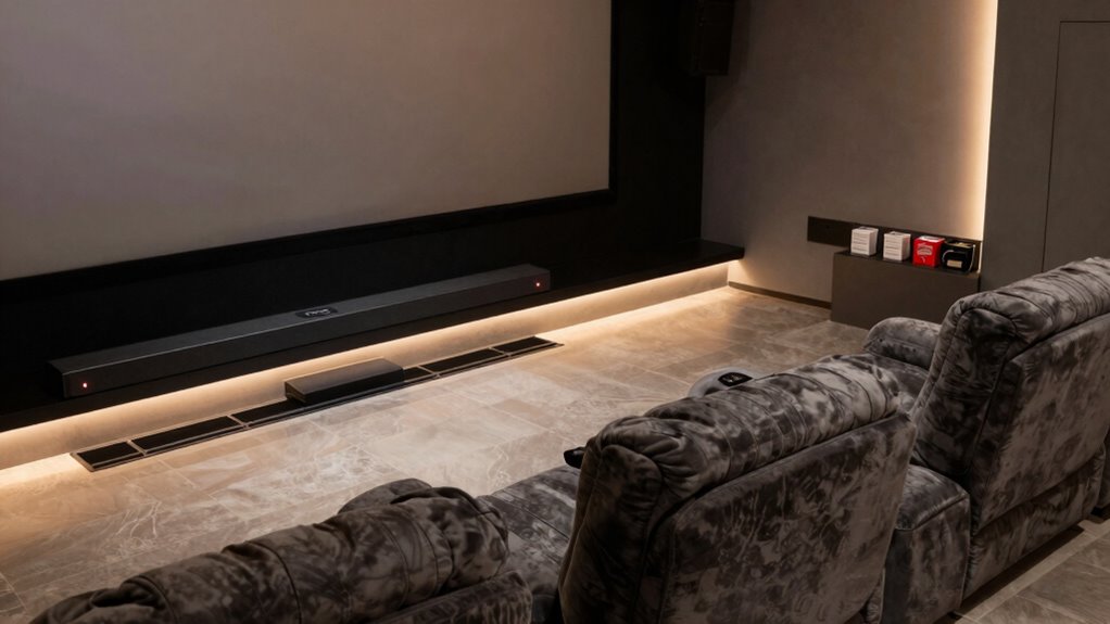 organized home theater storage