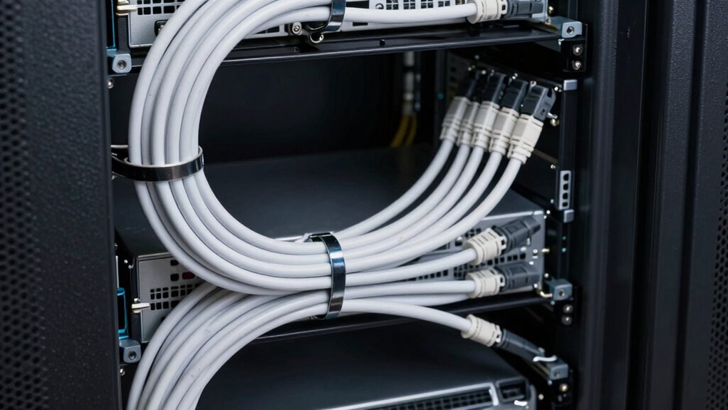 organized identifiable cable pathways