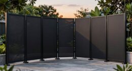 outdoor projection privacy screens
