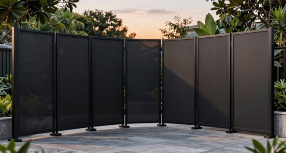 outdoor projection privacy screens