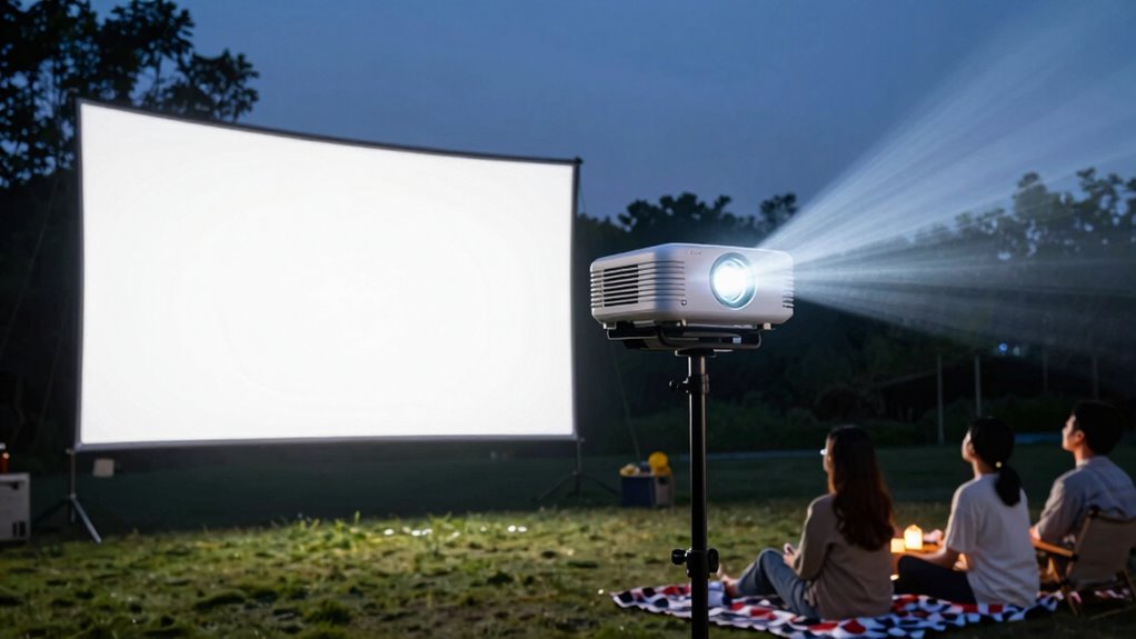 outdoor projector brightness essentials