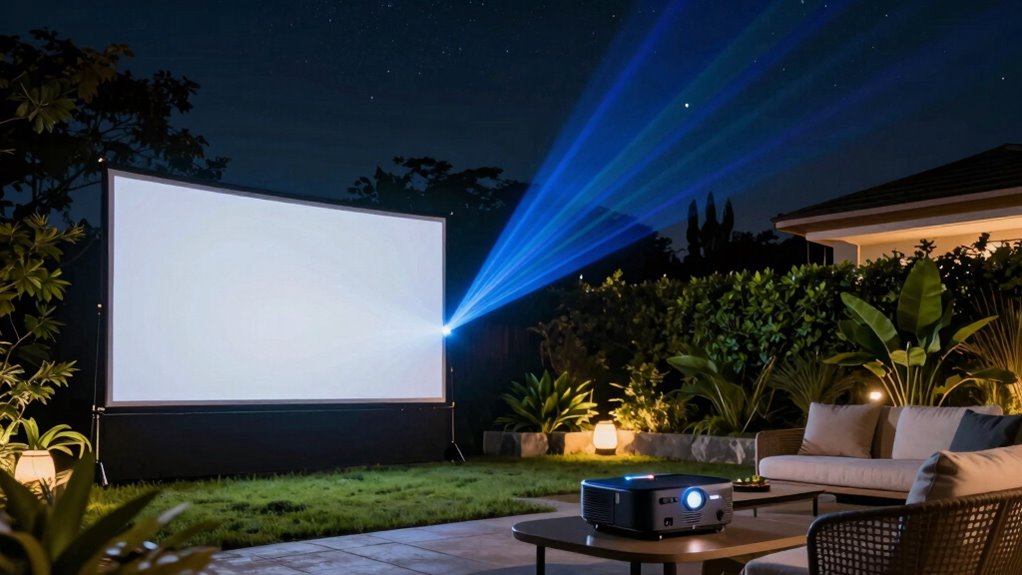 outdoor projector selection criteria