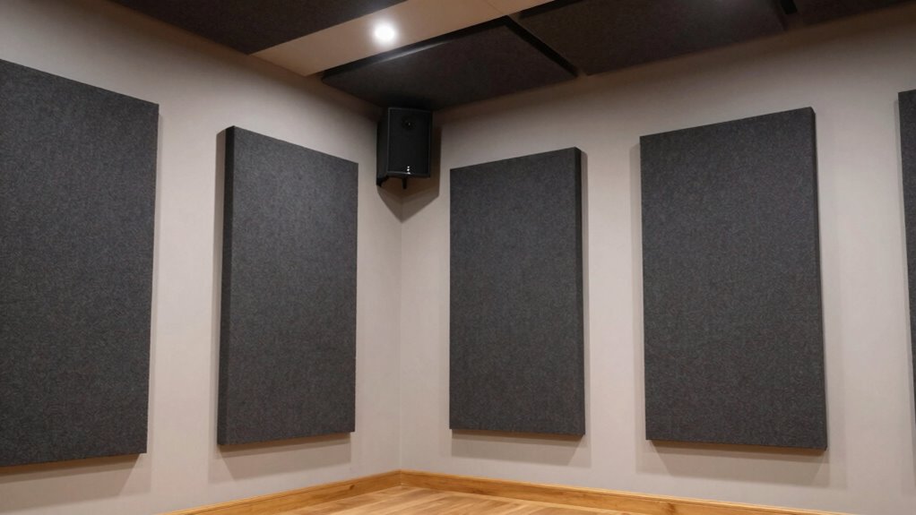 place panels near sound sources