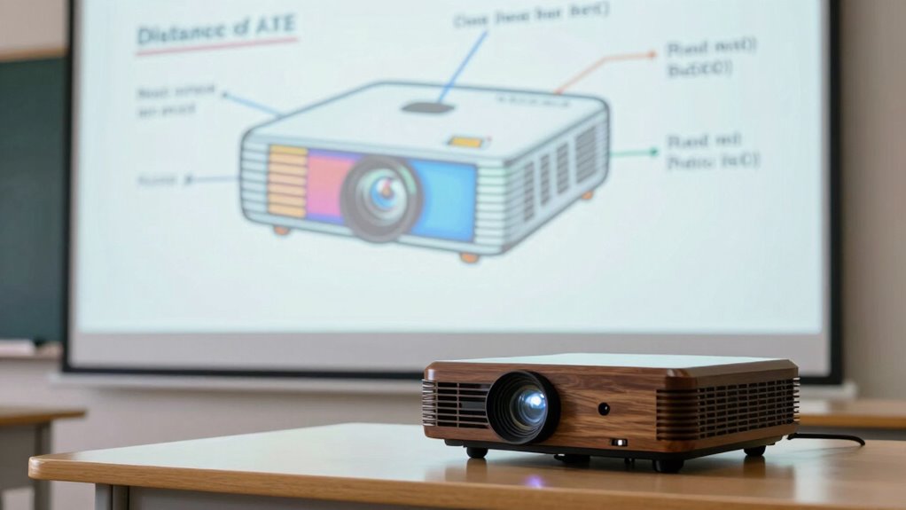 projection distance calculation