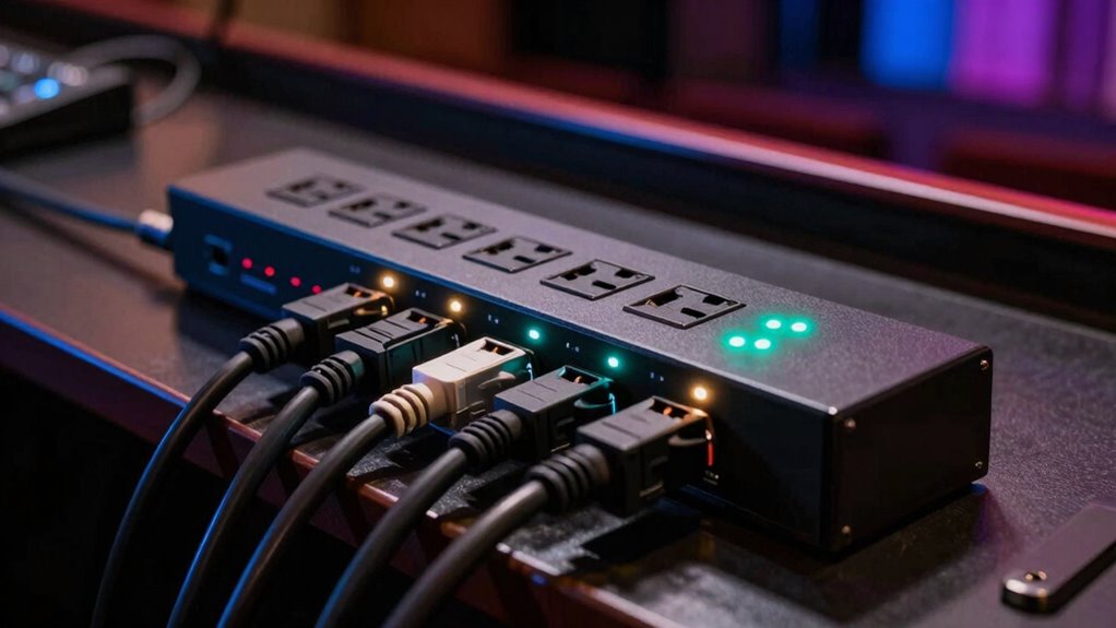 protect theater equipment from power