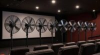 quiet theater room fans