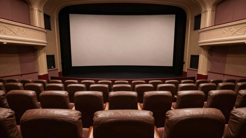 spacious unobstructed seating arrangement