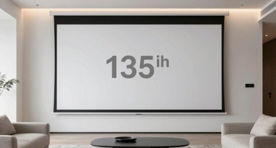 top 15 135 inch fixed screens