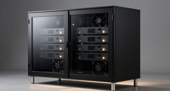 top enclosed av cabinets
