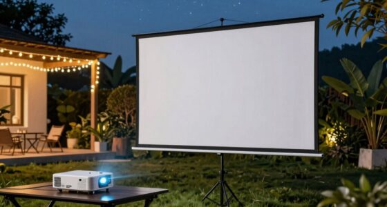 top outdoor projector screens