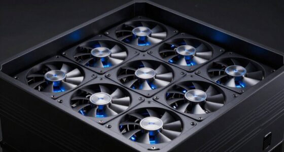 top projector ventilation fans