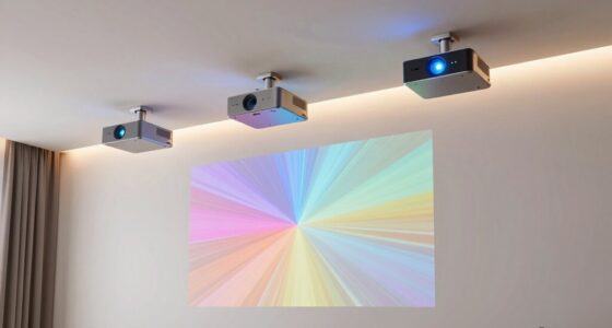 top rear projection projectors