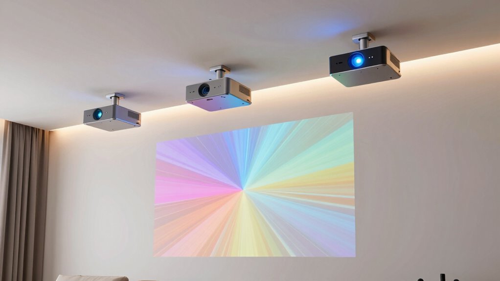 top rear projection projectors
