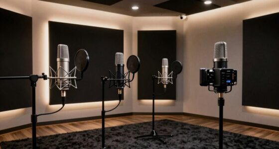 top room measurement microphones