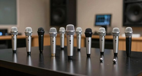 top room measurement microphones