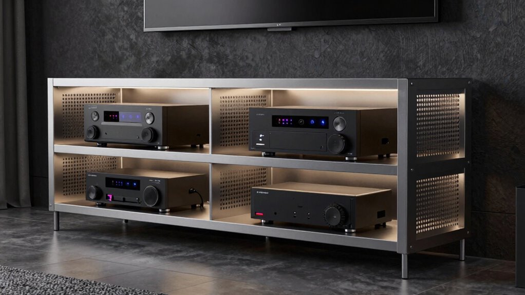 vented shelves ensure proper airflow