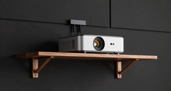 vibration proof projector shelf checklist