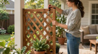 Before And After: This Renter-Friendly Privacy Hack Completely Changed Her Porch