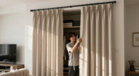I Ditched My Closet Doors For $60 Pleated Curtains (See Why!)