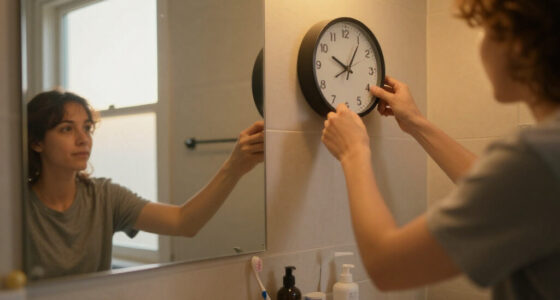 I Moved A Clock To My Bathroom, And It Changed My Morning Routine Forever
