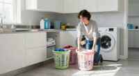 A Laundry Room Was An Eyesore Until IKEA Cabinets Gave It An Organized Redo