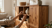 A Wall Of Cabinets Did More Than Add Storage To This Living Room