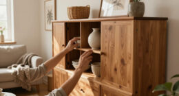 A Wall Of Cabinets Did More Than Add Storage To This Living Room