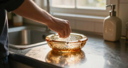 I’m Putting A Vintage Glass Ashtray By My Kitchen Sink (It’s So Pretty!)