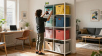 She Used IKEA Storage To Make Her Studio Feel Like A One-Bedroom