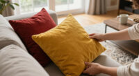 They Took A Risk On Mustard And Red — It Completely Changed This Living Room