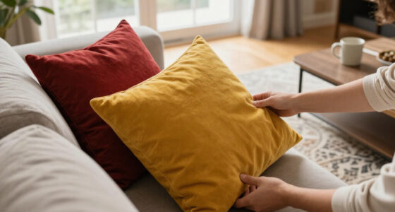They Took A Risk On Mustard And Red — It Completely Changed This Living Room