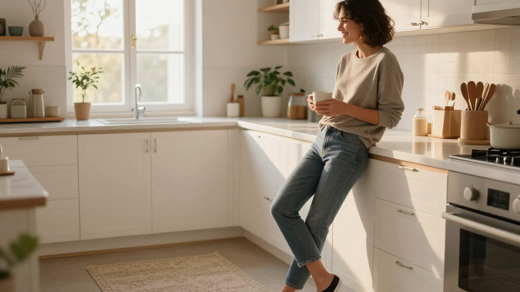 This All-White Kitchen Nook Became Cozy Without A Major Renovation