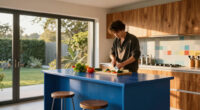 This Once Ugly Extension Has Been Transformed Into A Bold And Playful Kitchen Filled With Beautiful Antiques