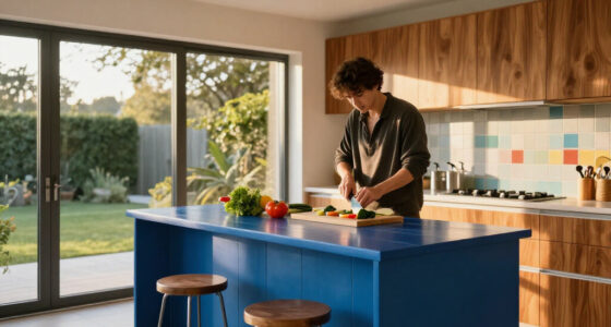 This Once Ugly Extension Has Been Transformed Into A Bold And Playful Kitchen Filled With Beautiful Antiques